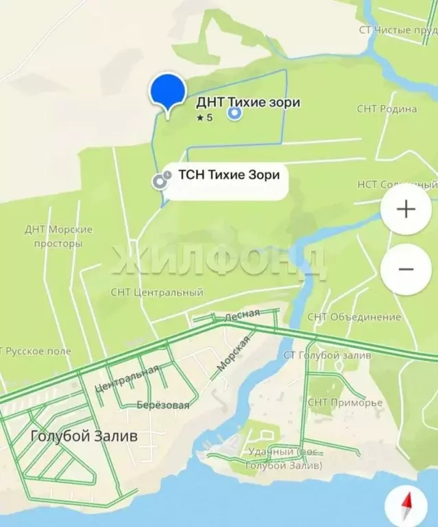 Участок в Новосибирская область, Новосибирский район, Морской ... - Фото 1