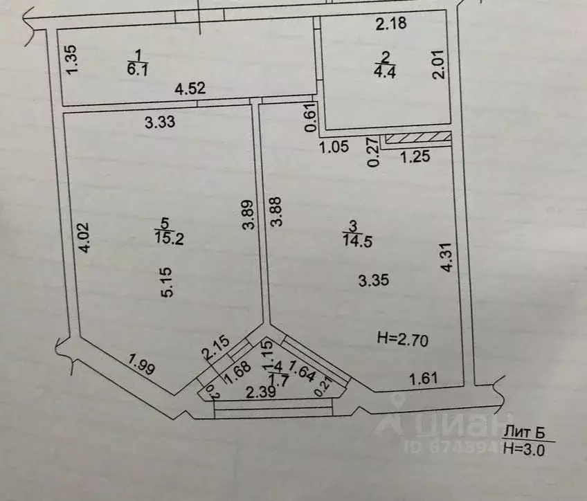 1-к кв. Краснодарский край, Анапа ш. Супсехское, 4к1 (41.0 м) - Фото 1