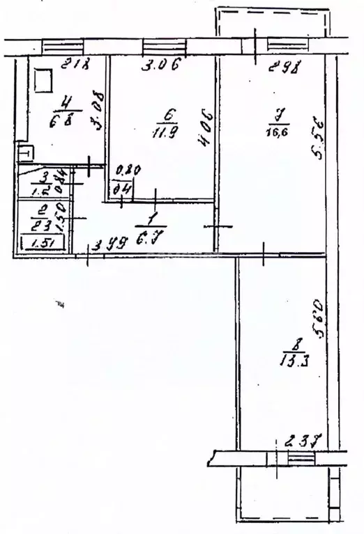 3-к кв. Башкортостан, Уфа Баязита Бикбая ул., 14 (59.2 м) - Фото 2