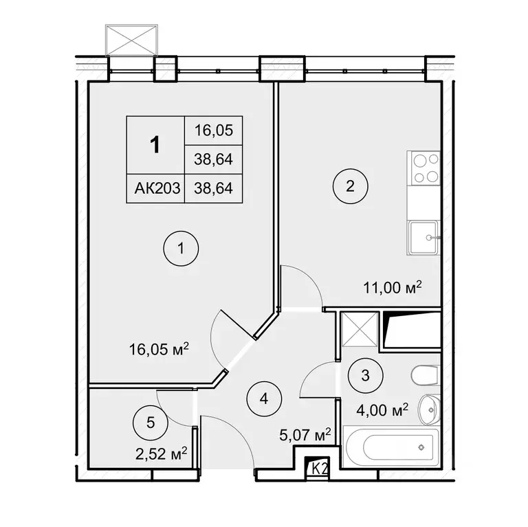 1-к кв. Московская область, Дмитровский муниципальный округ, ... - Фото 1