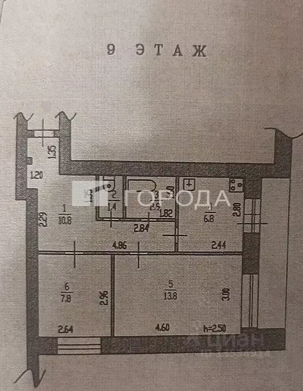 2-к кв. Алтайский край, Барнаул ул. Энтузиастов, 23 (43.5 м) - Фото 2