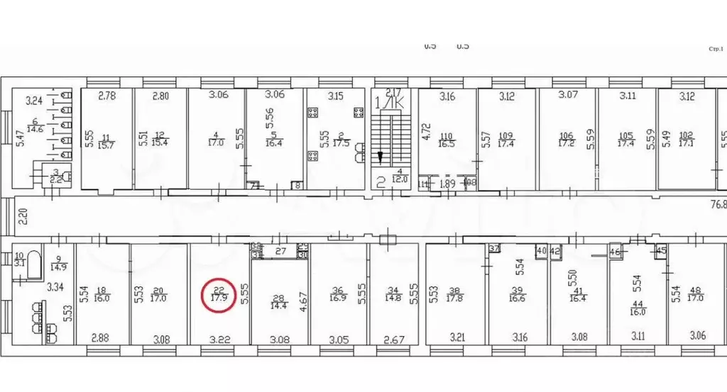 Комната Санкт-Петербург Кондратьевский просп., 54 (17.9 м) - Фото 1