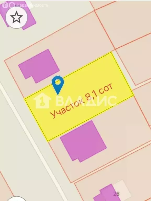 Участок в посёлок Тульский, улица Лермонтова, 32 (8.1 м) - Фото 1