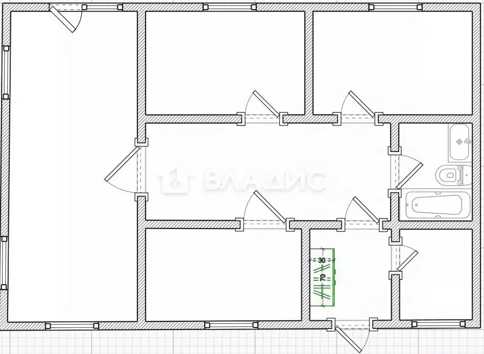 Дом в Пензенская область, с. Бессоновка ул. Рябиновая, 97 (116 м) - Фото 2