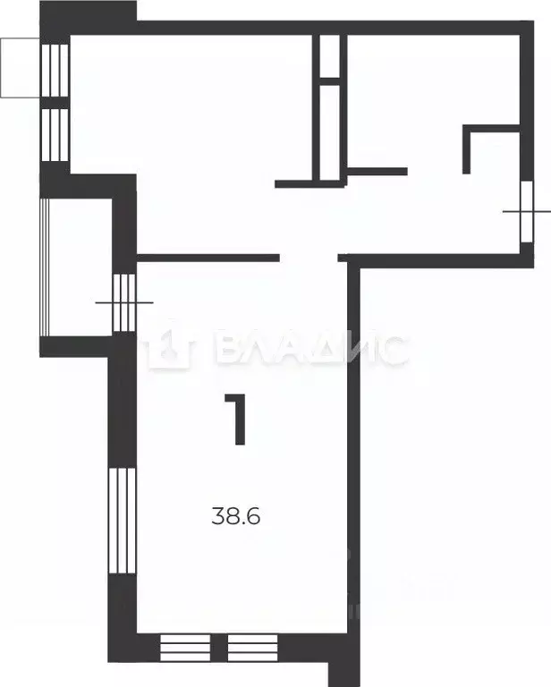 1-к кв. Москва, Москва, Троицк ул. Академика Дыхне, 8 (38.6 м) - Фото 2