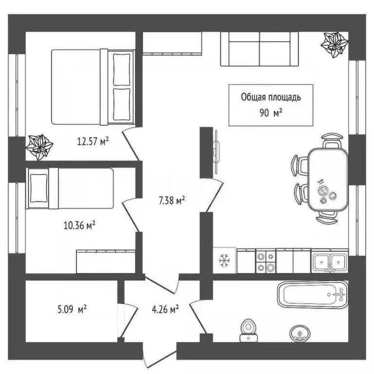 Дом в Новосибирская область, Новосибирский район, Станционный ... - Фото 1