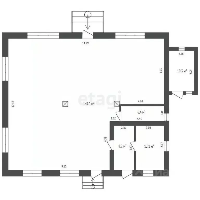 Торговая площадь в Тюменская область, Тюмень Казарово мкр, ул. ... - Фото 2
