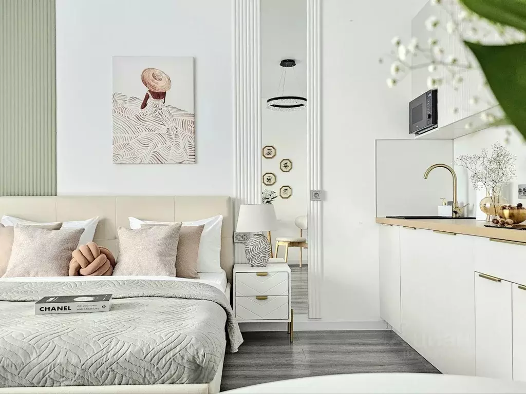 Студия Санкт-Петербург Уральская ул., 25 (24.0 м) - Фото 1