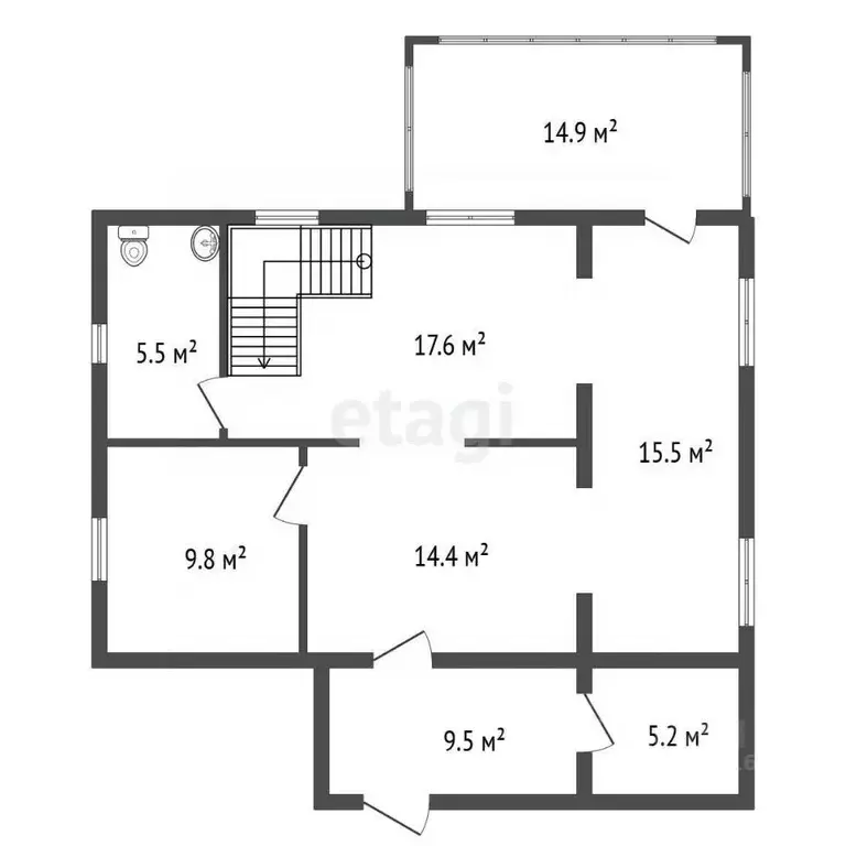 Дом в Калужская область, Жуковский муниципальный округ, д. Корсаково ... - Фото 2