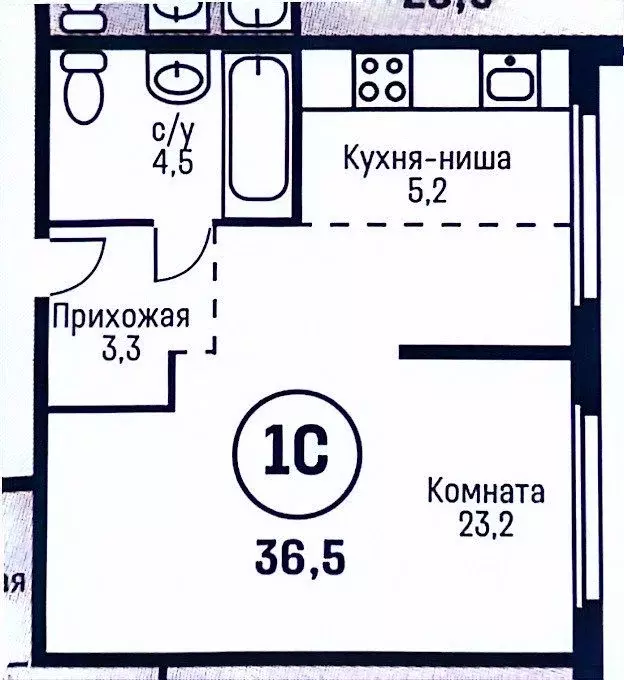 1-к кв. Алтайский край, Барнаул ул. Имени В.Т. Христенко, 2к3 (36.5 м) - Фото 0