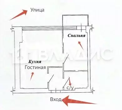 1-к кв. Воронежская область, с. Новая Усмань ул. Ростовская, 4Б/3 ... - Фото 1