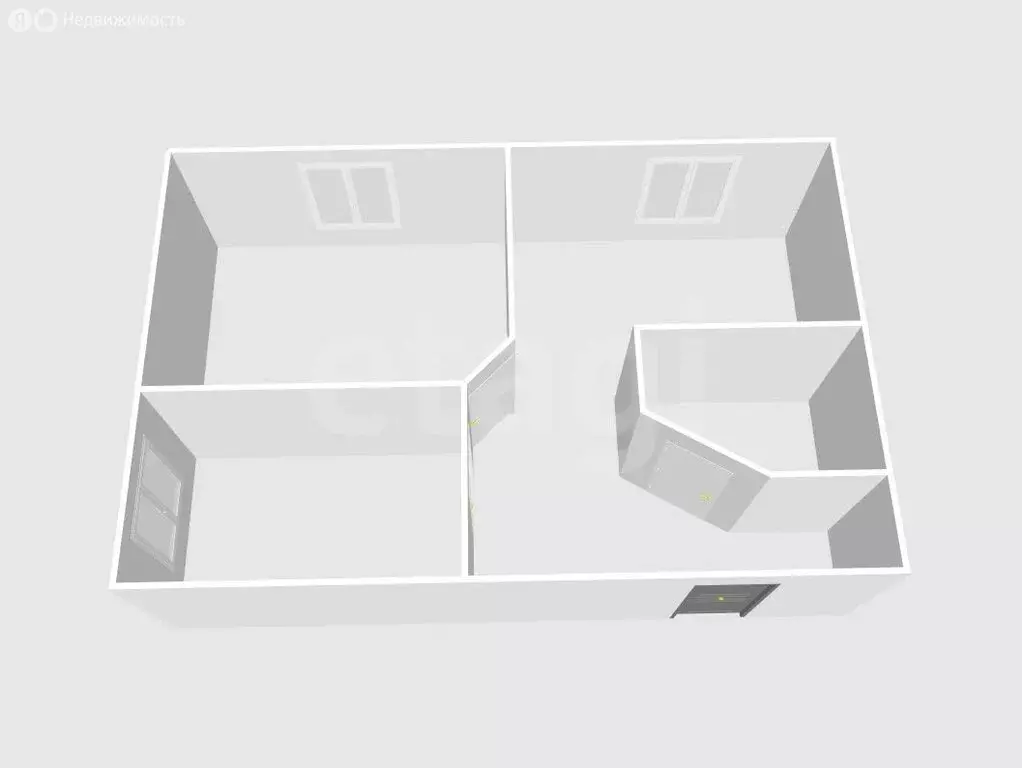 2-комнатная квартира: Макаров, Красноармейская улица, 22 (42.3 м) - Фото 1