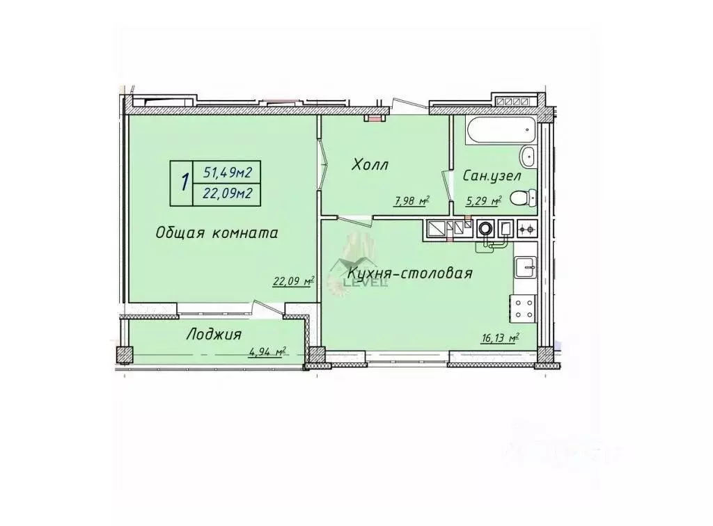 Свободной планировки кв. Саратовская область, Энгельс ул. Пушкина, 31А ... - Фото 1
