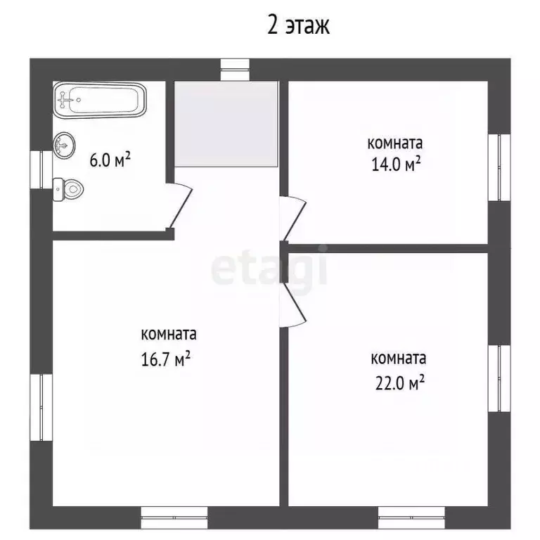 Дом в Псковская область, Псковский район, Тямшанская волость, д. Малая ... - Фото 2