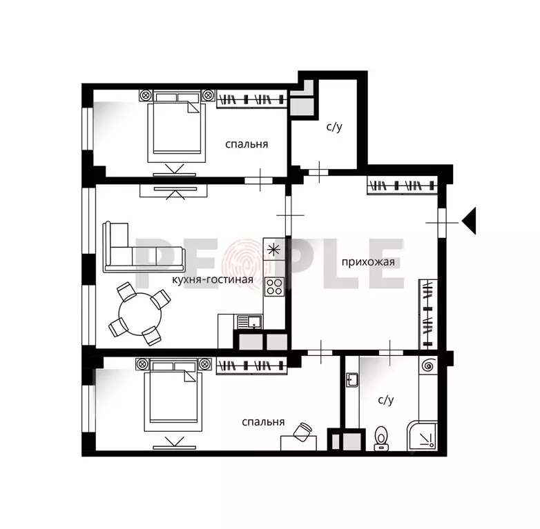 3-к кв. Москва Большой Строченовский пер., 9 (120.9 м) - Фото 2