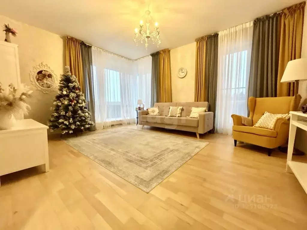 3-к кв. Татарстан, Казань ул. Генерала Ерина, 13к1 (86.0 м) - Фото 1