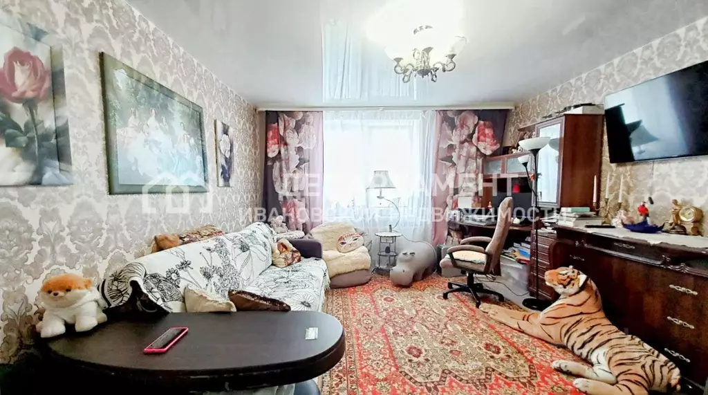 2-к кв. Ивановская область, Кохма Просторный мкр, ул. Александра ... - Фото 1