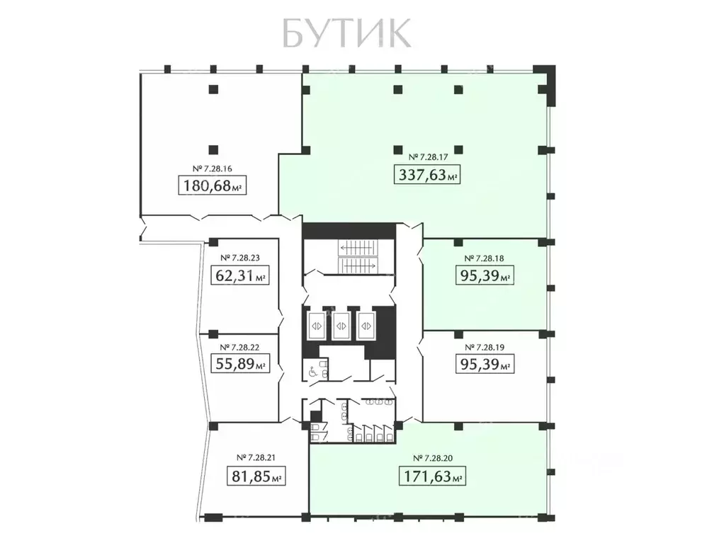 Офис в Санкт-Петербург Левашовский просп., 13И (605 м) - Фото 2