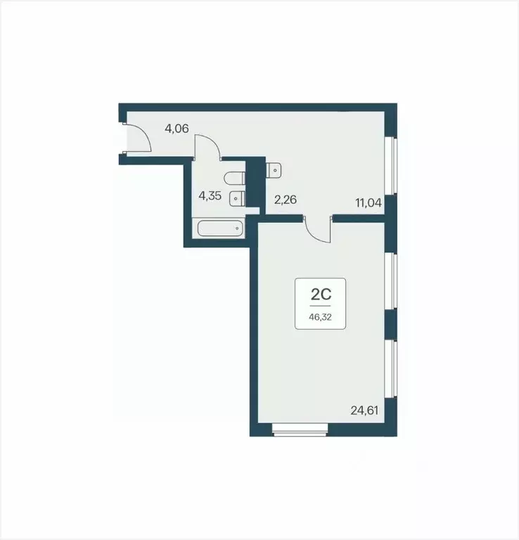 1-к кв. Новосибирская область, Новосибирск Красный просп., 180 (46.2 ... - Фото 0