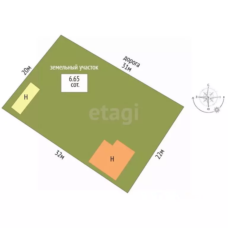 Дом в Орловская область, Орел Заря СНТ, 218 (51 м) - Фото 1