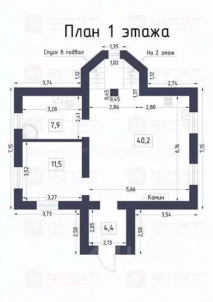 Дом в Татарстан, Казань ул. Каратау (180 м) - Фото 1