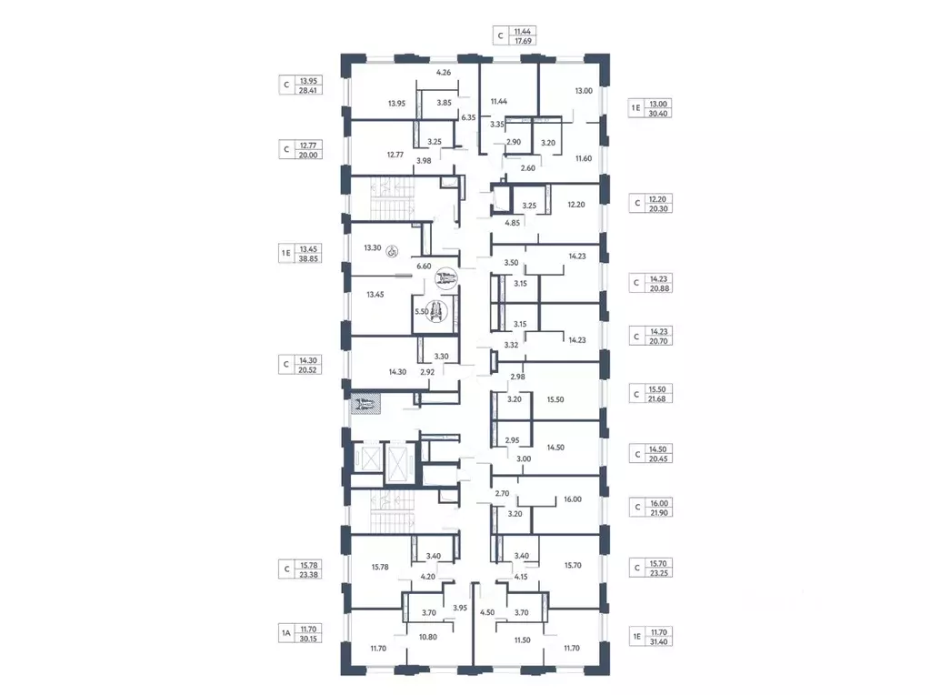 студия санкт-петербург московское ш, 13ж (20.9 м) - Фото 1