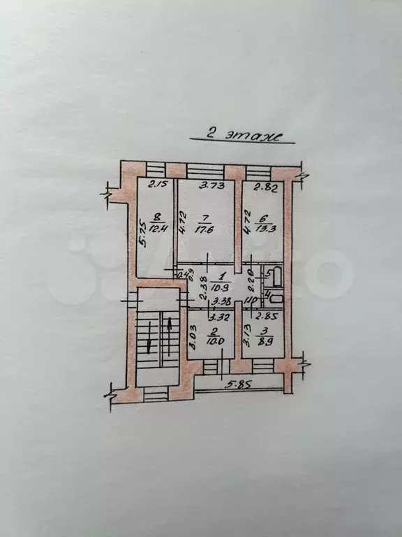 4-к. квартира, 76,5 м, 2/5 эт. - Фото 0