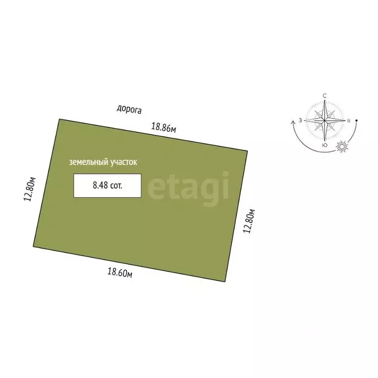 Торговая площадь в Крым, Симферопольский район, с. Широкое ул. Ленина ... - Фото 2