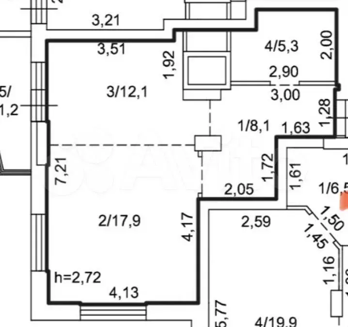 Квартира-студия, 43 м, 9/24 эт. - Фото 0