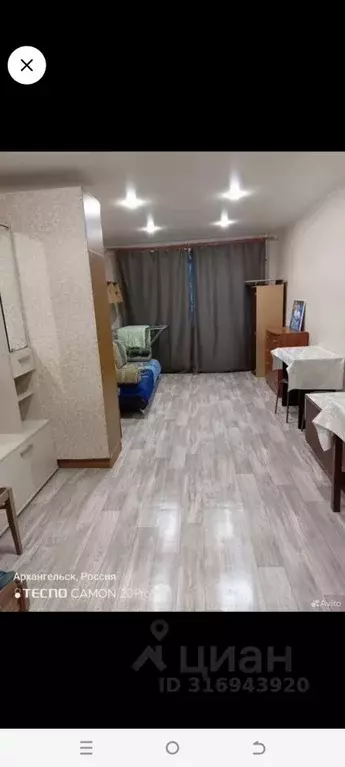 Комната Архангельская область, Архангельск Садовая ул., 36к1 (19.0 м) - Фото 0