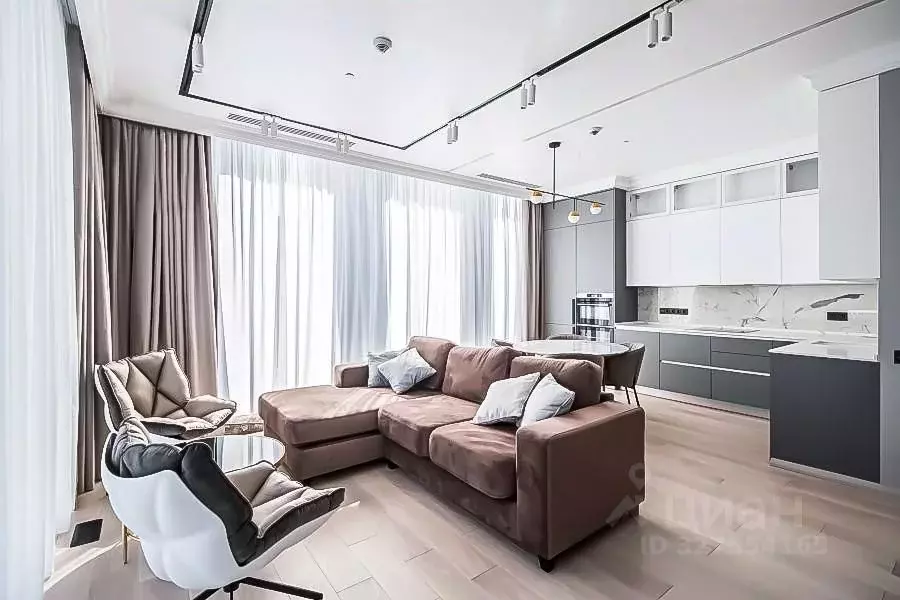 3-к кв. Москва 1-й Красногвардейский проезд, 22с2 (100.0 м) - Фото 2