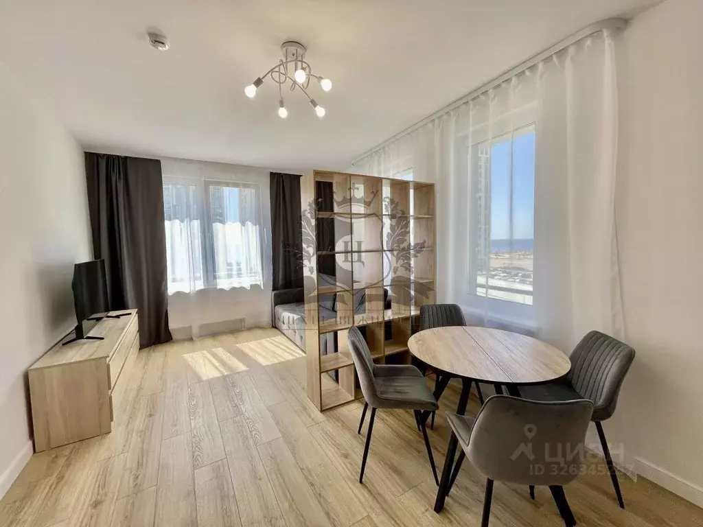 Студия Санкт-Петербург просп. Крузенштерна, 4 (27.7 м) - Фото 0