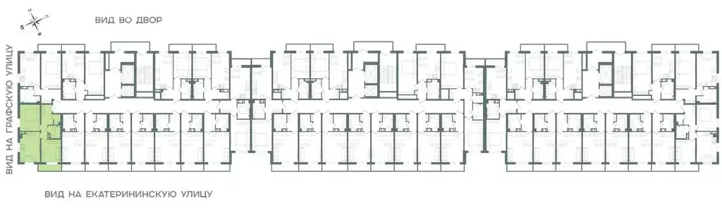 2-комнатная квартира: Мурино, Екатерининская улица, 11 (42.2 м) - Фото 1