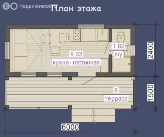 Дом в Тюмень, улица Александра Протозанова, 4 (23 м) - Фото 1