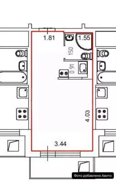 Студия Мордовия, Саранск ул. Фурманова, 71 (24.0 м) - Фото 2