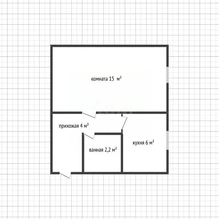 1-к кв. Адыгея, Майкоп Пролетарская ул., 227 (28.5 м) - Фото 2