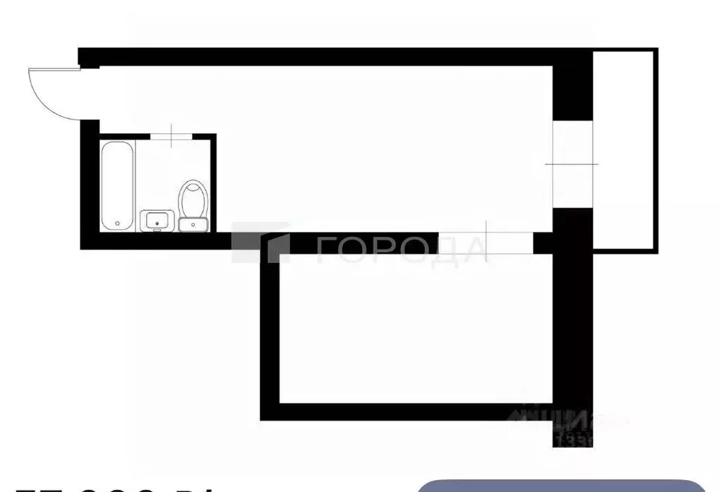 1-к кв. Новосибирская область, Новосибирск ул. Гоголя, 40/1 (51.0 м) - Фото 2