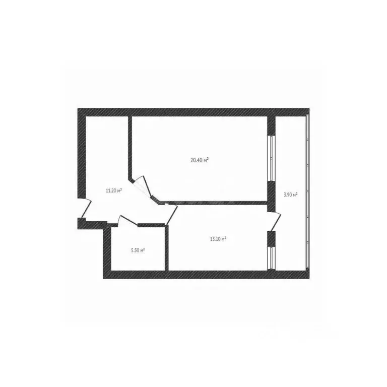 1-к кв. Брянская область, Брянск Бежицкая ул., 297Б (50.2 м) - Фото 1