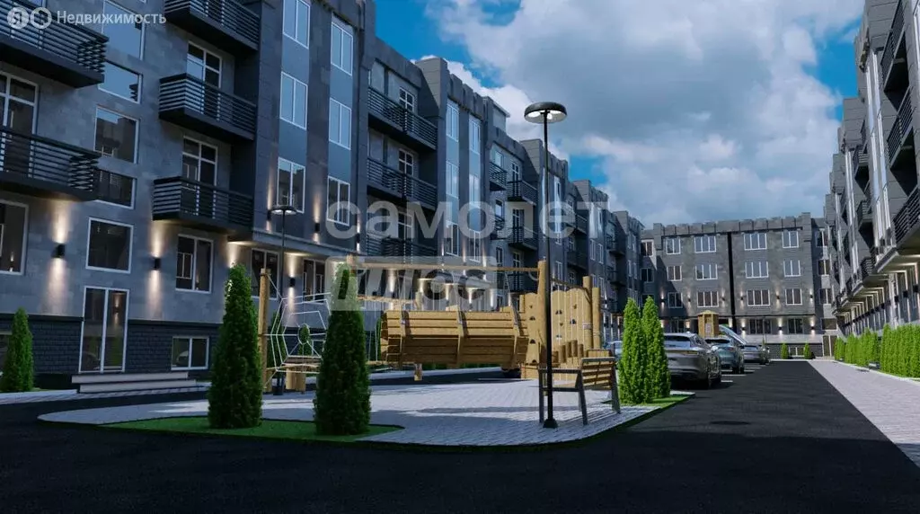 2-комнатная квартира: Комсомольское, улица М. Абдулаева, 2 (60 м) - Фото 1