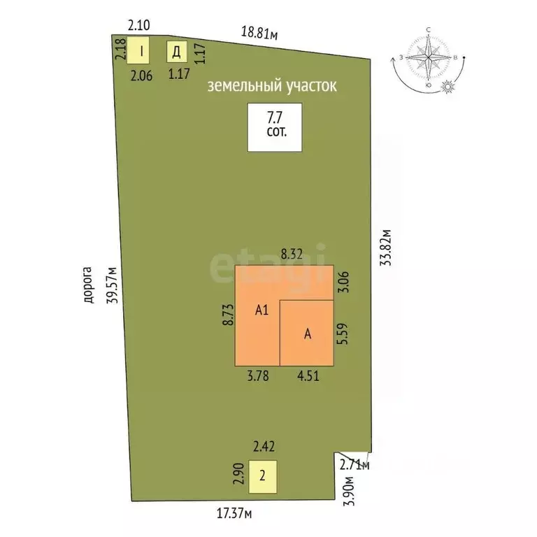 Дом в Тамбовская область, Тамбовский муниципальный округ, с. Горелое ... - Фото 2