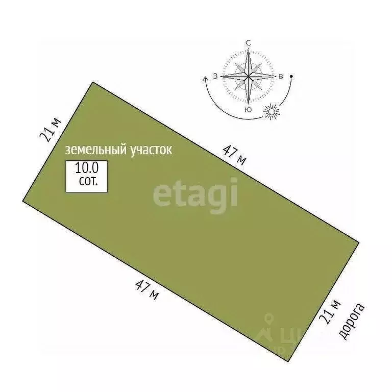 Участок в Коми, Сыктывдинский район, с. Выльгорт  (10.0 сот.) - Фото 2