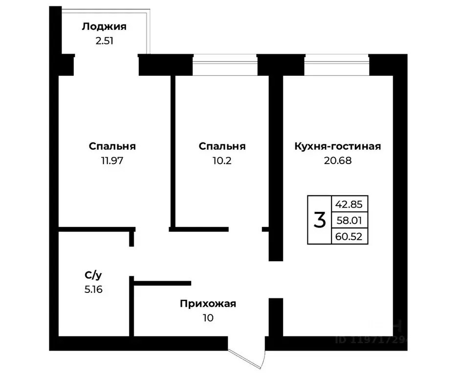 3-к кв. Оренбургская область, Оренбургский район, пос. Пригородный ... - Фото 0