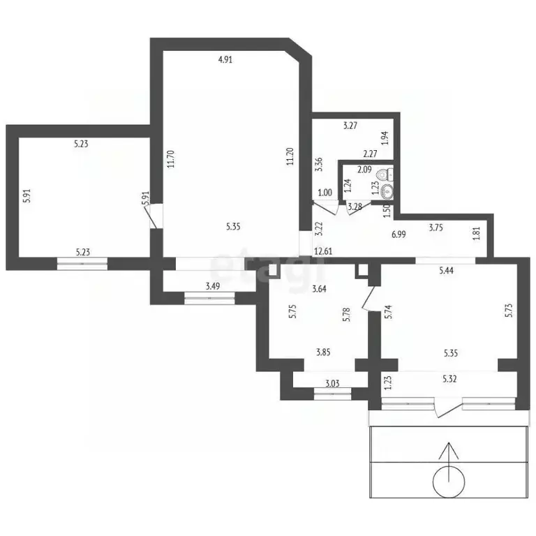 Торговая площадь в Орловская область, Орел Советская ул., 15 (199 м) - Фото 2