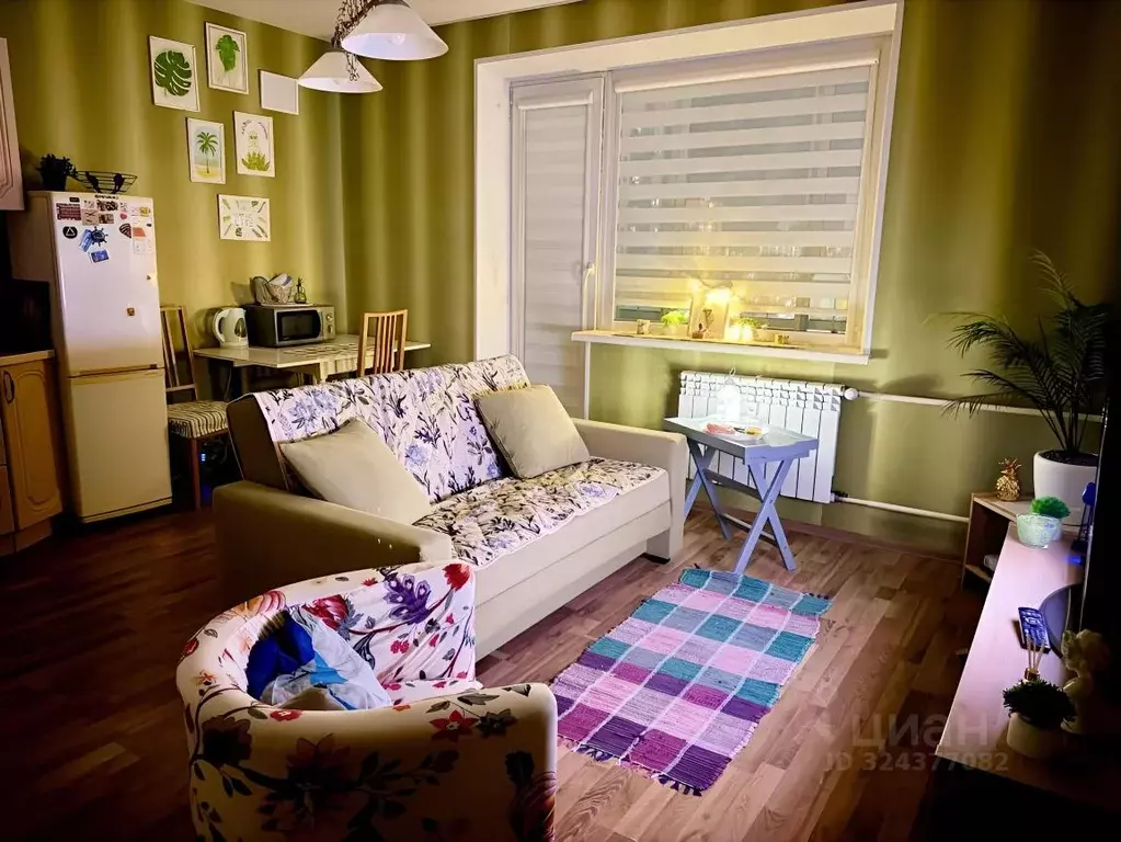 Студия Челябинская область, Челябинск ул. 40-летия Победы, 52 (28.0 м) - Фото 1