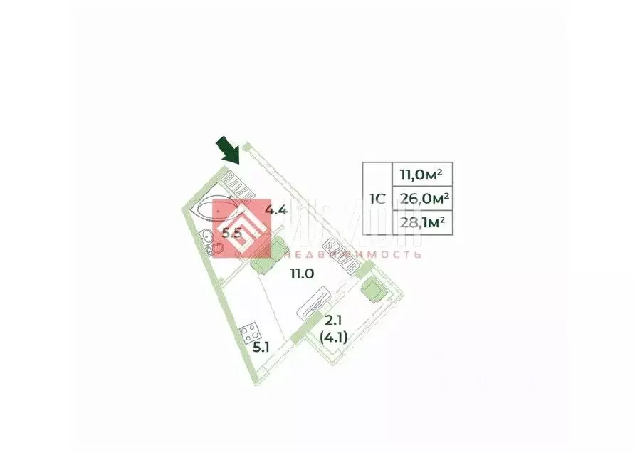 Студия Крым, Симферопольский район, с. Мирное ул. Крымской Весны, 4к1Б ... - Фото 2