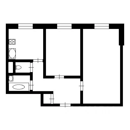 2-к кв. Москва ул. Сталеваров, 8/22К1 (42.0 м) - Фото 2