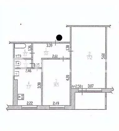 2-к кв. Алтайский край, Барнаул ул. Шумакова, 60 (43.6 м) - Фото 2