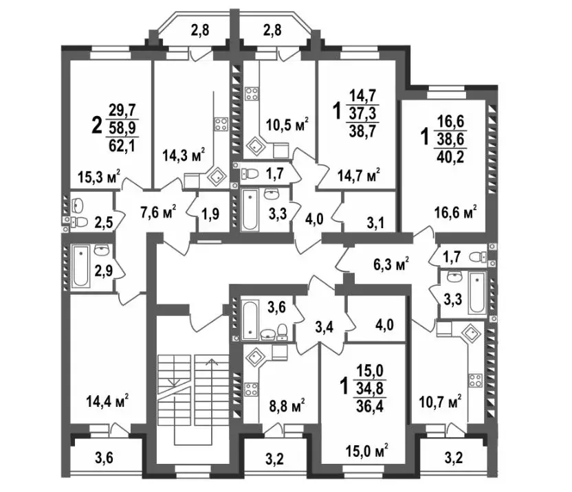 1-к кв. Владимирская область, Ковров ул. 9 Мая, 6 (36.4 м) - Фото 1