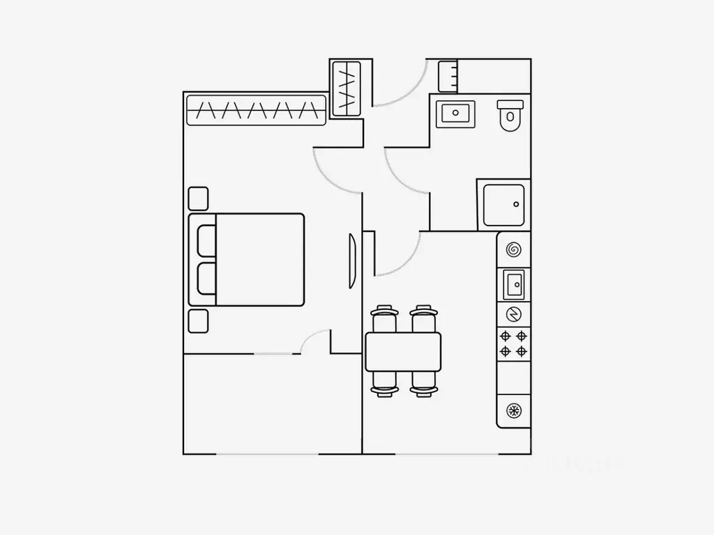 1-к кв. Москва ул. Берзарина, 30А (35.0 м) - Фото 1