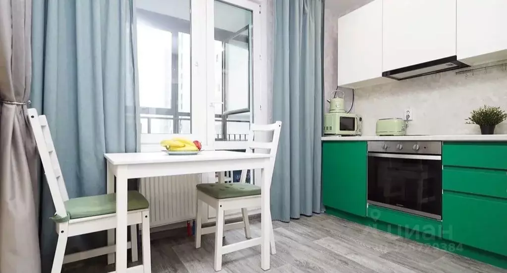 1-к кв. Татарстан, Казань ул. Александра Курынова, 10к1 (29.7 м) - Фото 1